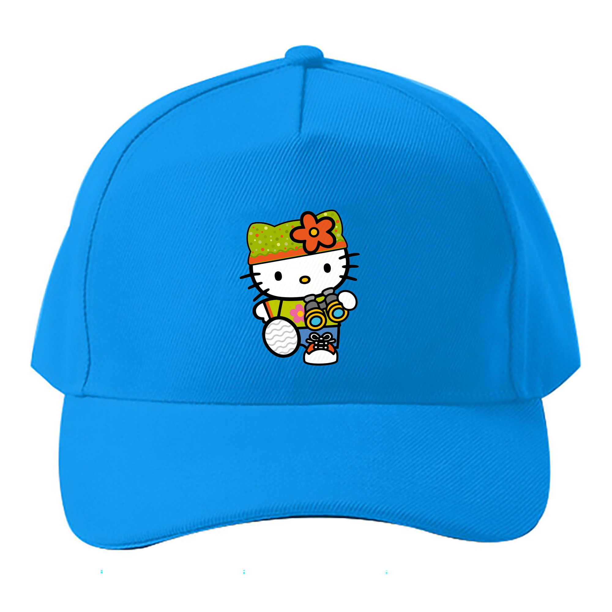 （画像用） Hello Kitty ハローキティ ベースボールキャップ 綿100％ 男女兼用 帽子 スポーツ